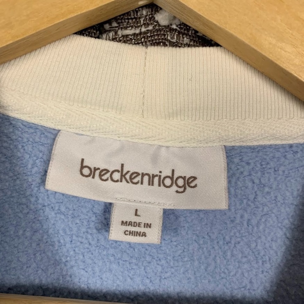 Breckenridge Embroidered Nature Sweater Cottagecore Mock Neck Women's Large - Picture 4 of 8